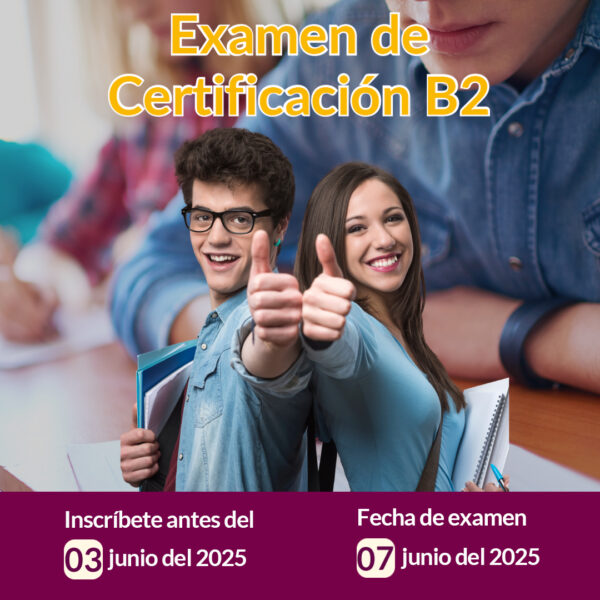 Examen de certificación B2 First de Cambridge