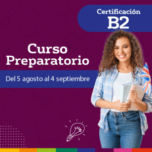 Paquete curso preparatorio + examen de certificación B2 First de Cambridge