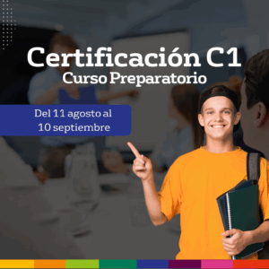Paquete curso preparatorio + examen de certificación C1 Advanced de Cambridge