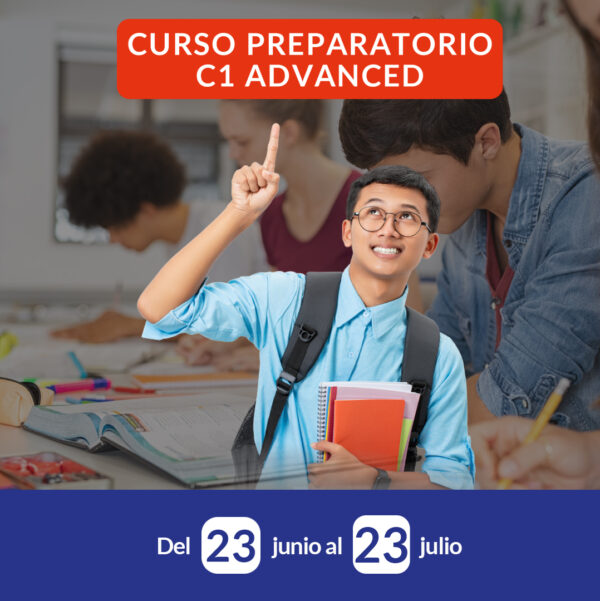 Paquete curso preparatorio + examen de certificación C1 Advanced de Cambridge